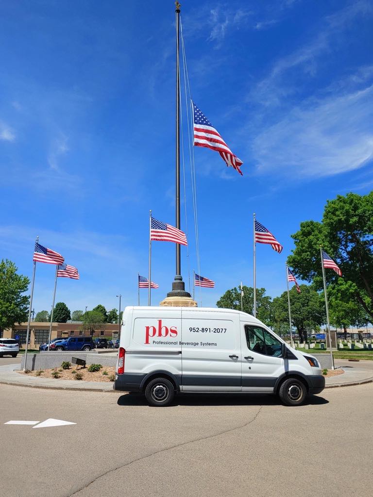 Professional Beverage Systems service van